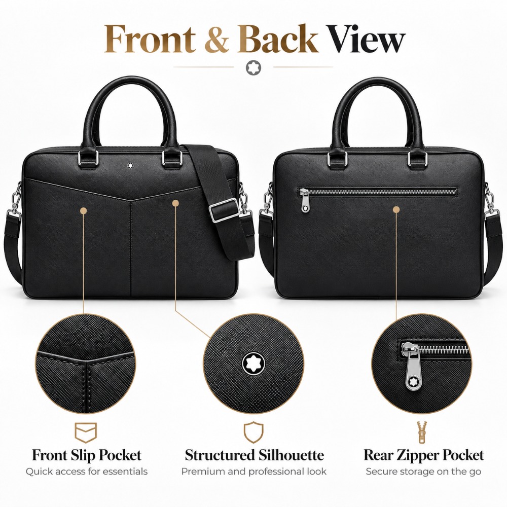Luxury Men Business Briefcase  - Luxury Bags Tote recension och pris