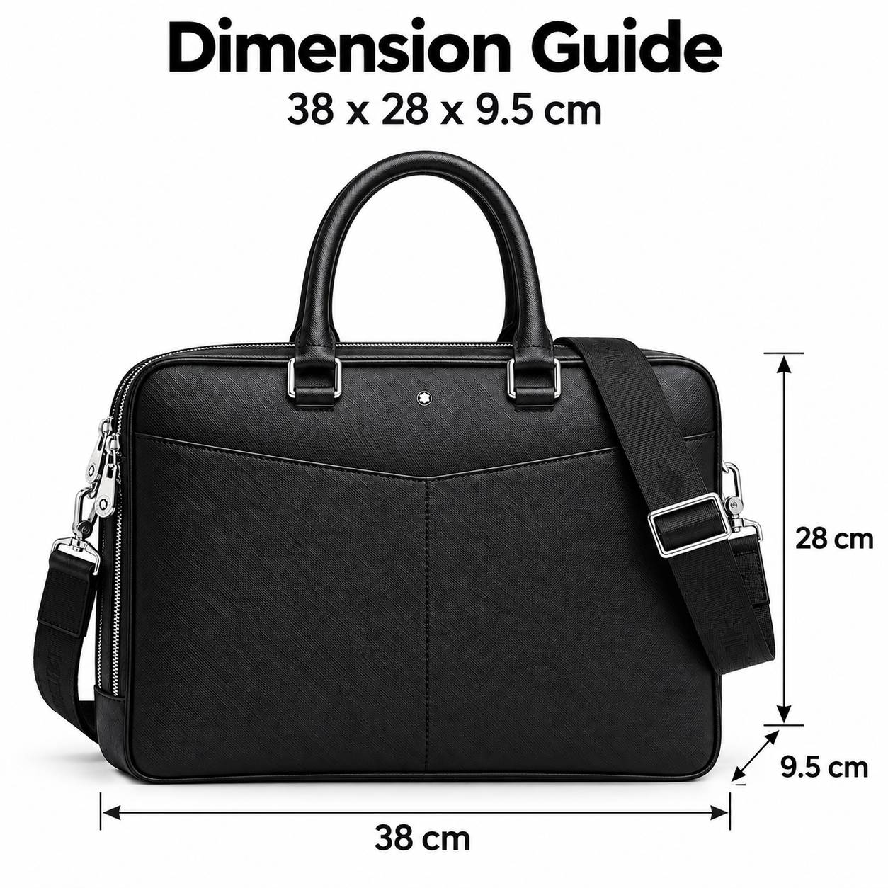 Classic Men Business Briefcase - Luxury Bags Leather recension och pris